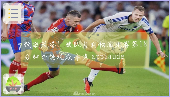 致敬若塔！狼队与利物浦比赛第18分钟全场观众齐声 applaude